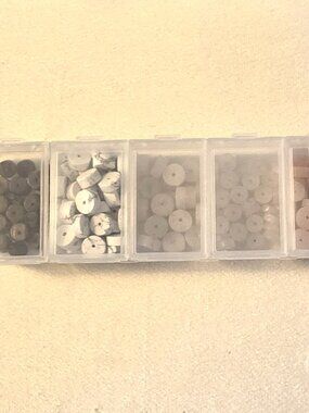 Mixed Gemstone Rondelle Beads